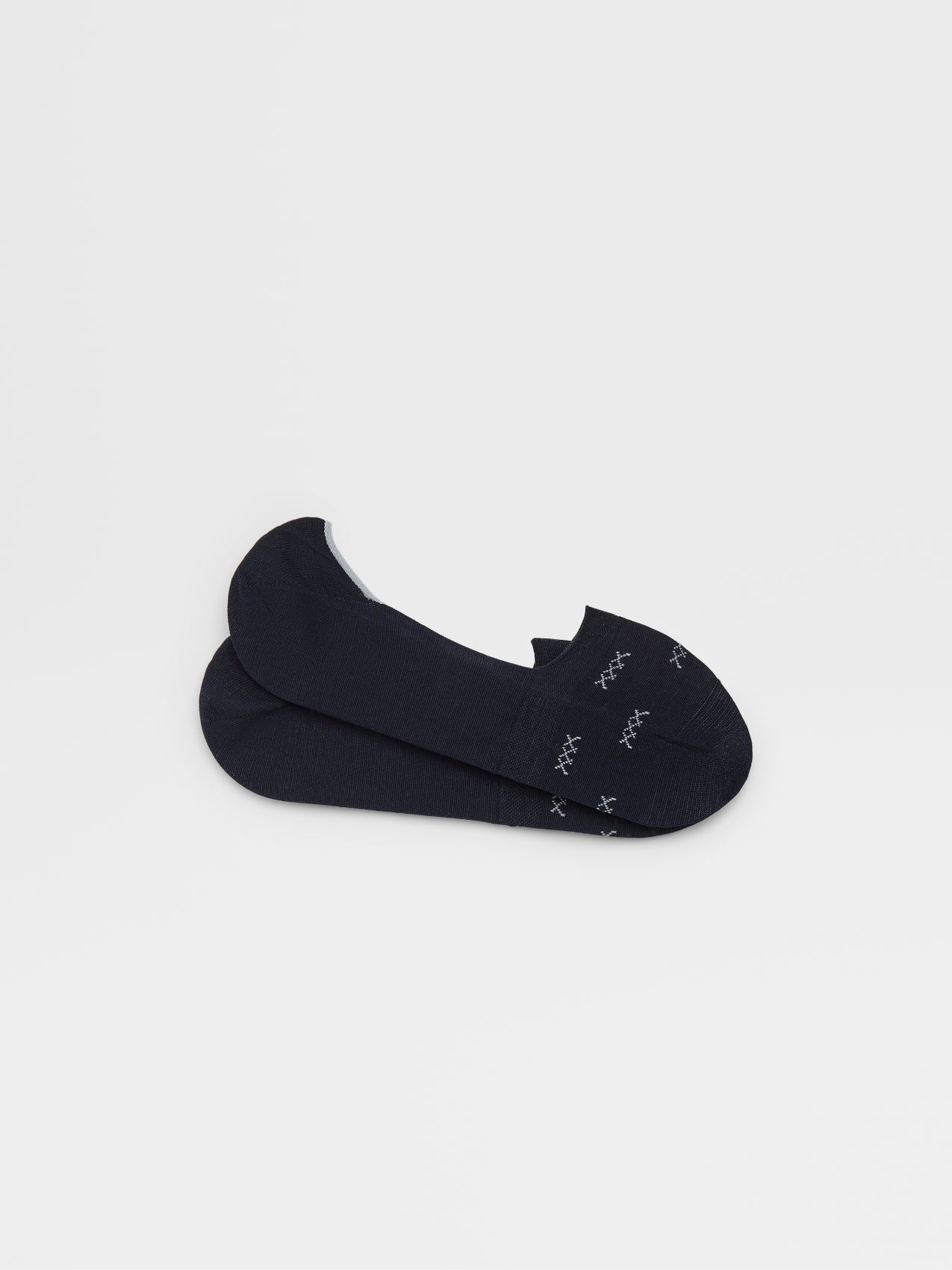 Navy Blue Iconic Triple X Sockless Socks